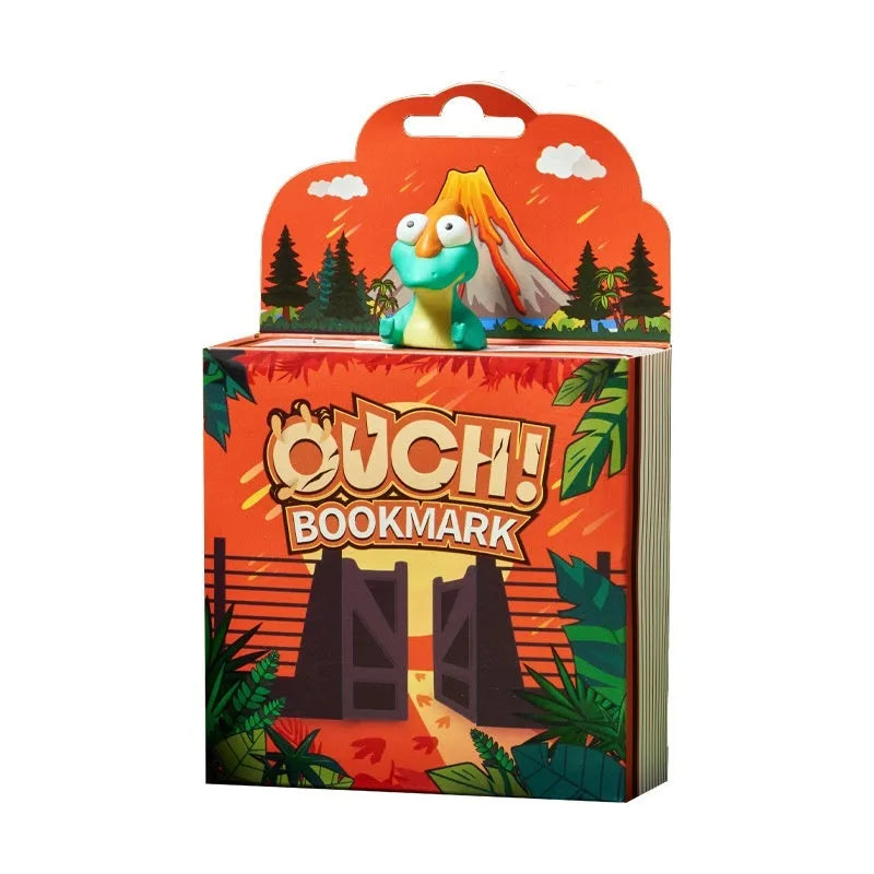 Dinosaur series bookmark showing animated Tyrannosaurus Rex design for pupils' stationery