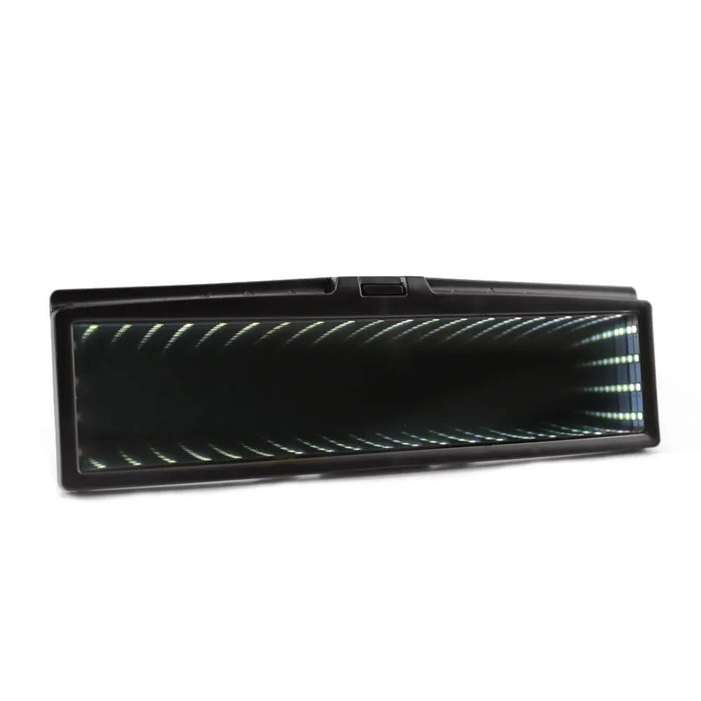280mm plastic flat rearview mirror for car modification, monochrome colour, anti glare coating