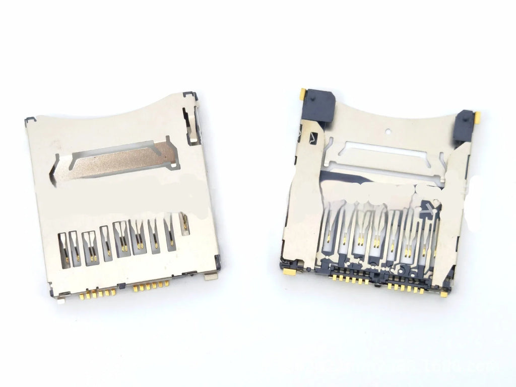Alloy camera memory card slot replacement component with high foot and low foot colour options