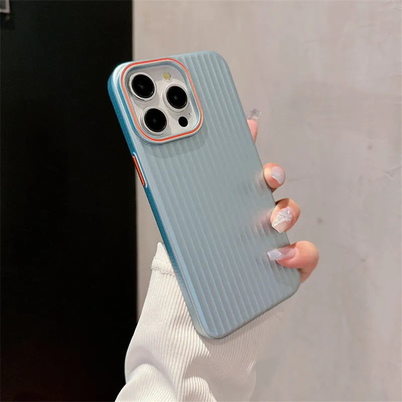 Frosted anti-drop PC phone case for iPhone 14 Pro Max in dark purple