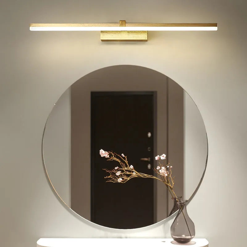LED waterproof acrylic bathroom table lamp with switchable white warm neutral light