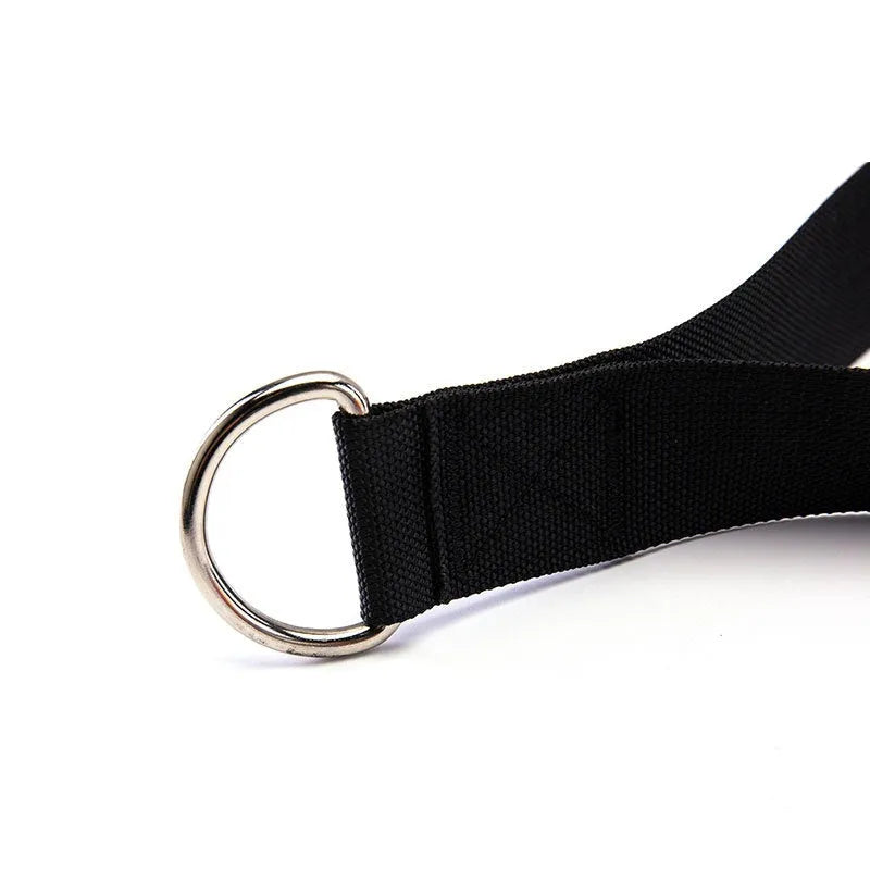 Black aluminium polyester gantry handle pair for fitness equipment, weight 0.27kg, on a gym rack