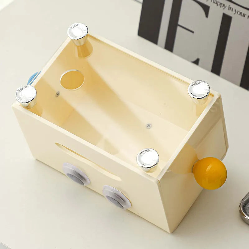 Acrylic tissue box cover in light luxury style for living room tea table decoration