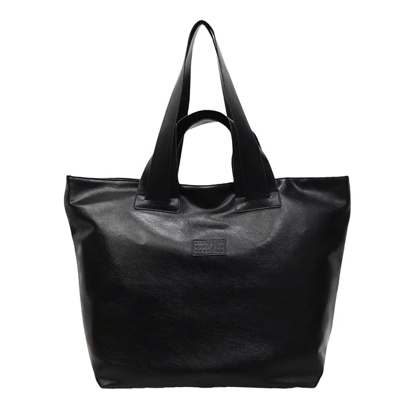 Advanced Texture Lightweight Travel Bag casual shoulder bag PU double connector street trend style