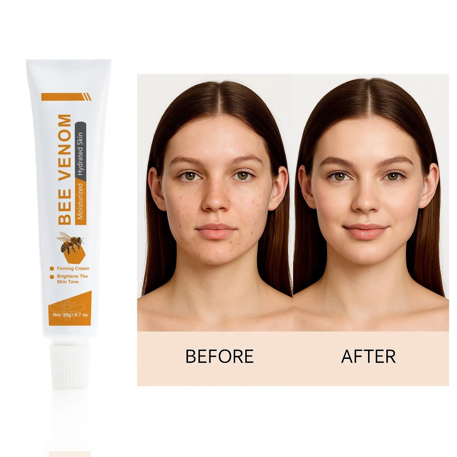 20g BEE facial and neck moisturising cream tube for daily skin hydration