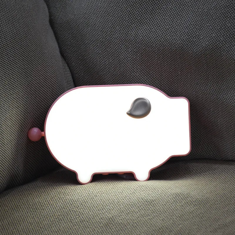 Blue and pink LED alarm clocks with temperature display and USB charging port