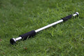Adjustable steel pull-up bar with parallel grips extended to show 62-100cm width range