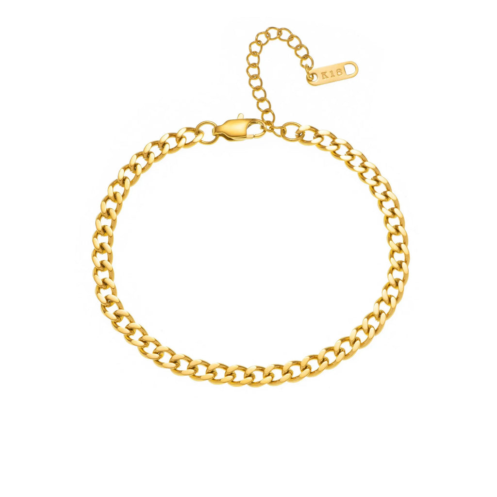 Titanium steel personalised necklace with 40.5cm chain showing gold or silver finish options