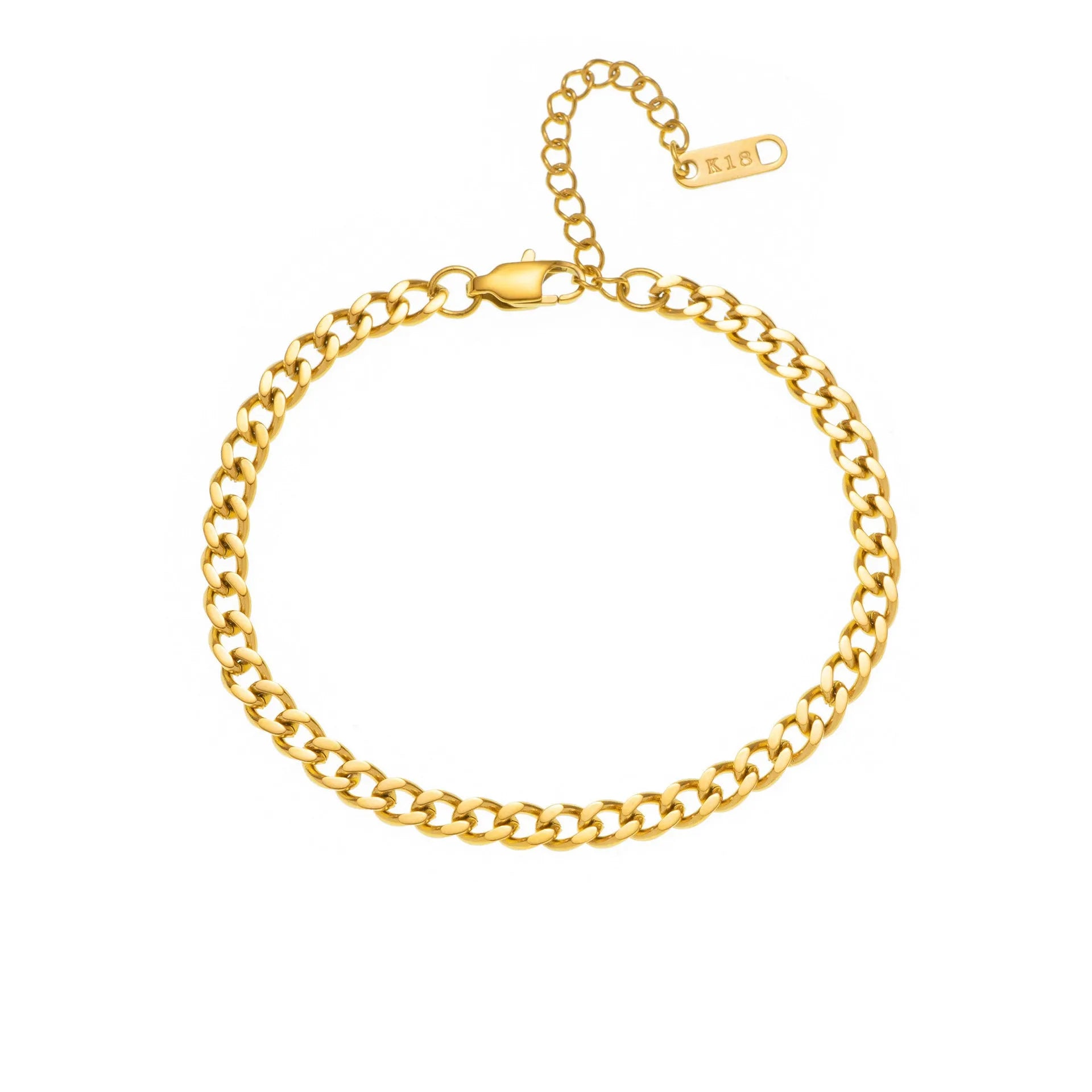Titanium steel personalised necklace with 40.5cm chain showing gold or silver finish options
