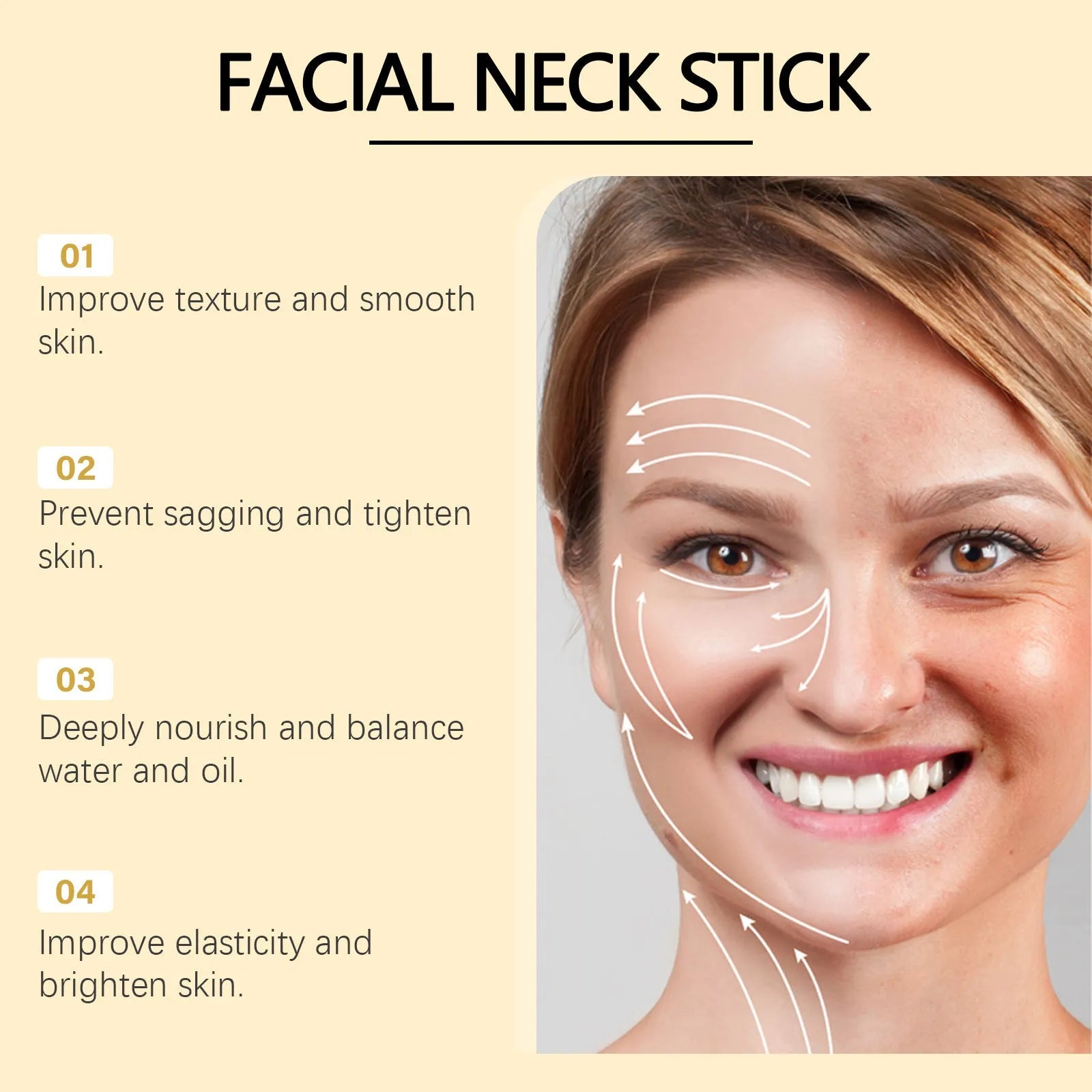 30g facial moisturising stick with vitamin E and botanical extracts including chamomile, aloe vera and lavender