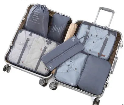 210D Oxford cloth travel packing cube in black, showing cube shape with zip closure, suitable for organising shoes and toiletries