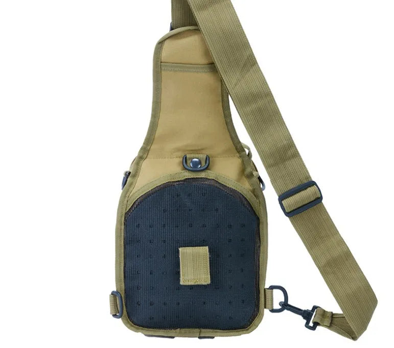 Tactical shoulder bag Oxford 600D encryption in jungle camouflage with main compartment and strap