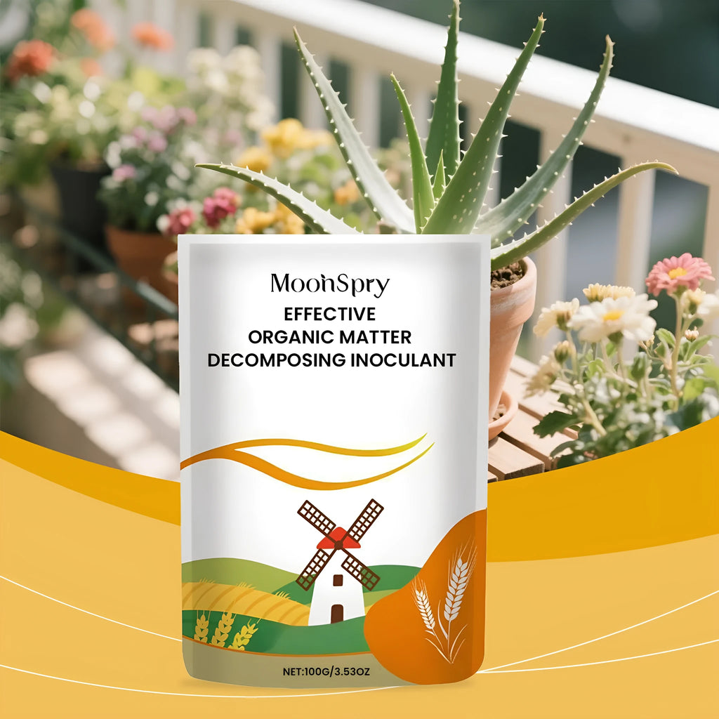 100g plant growth powder with humus extract and soil nutrients in a packet