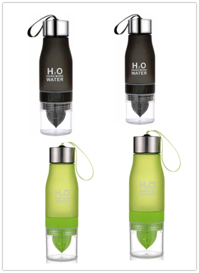 650ml BPA-free frosted plastic water bottle, 24cm, for gym yoga and outdoor cold drinks