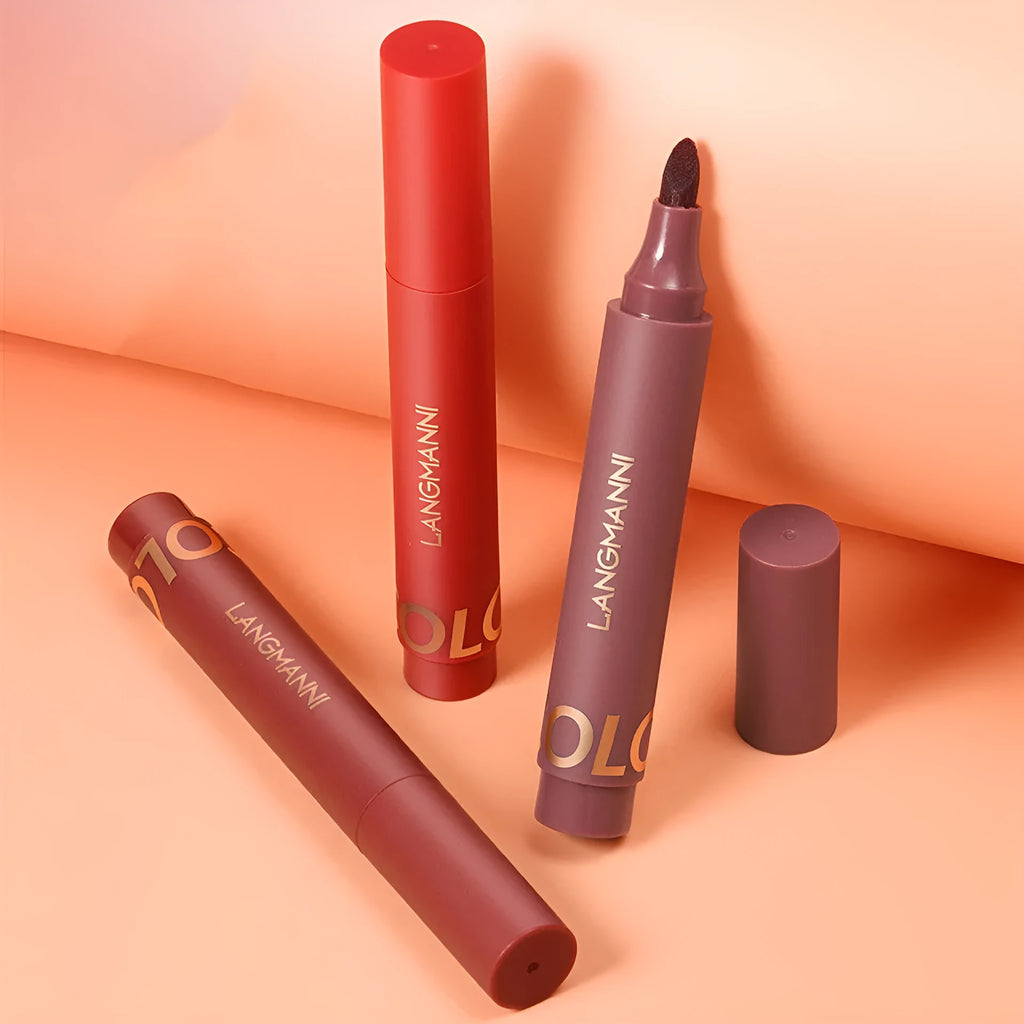 Liquid lip liner waterproof lifting 3ml in three colour styles for defined lip contour