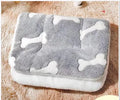 Reversible cat mat blanket in lamb wool and flannel, XS to XL, multiple colours