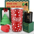 Christmas gift box with holiday cup and aromatherapy set, 20.3 x 15.2 x 9 cm