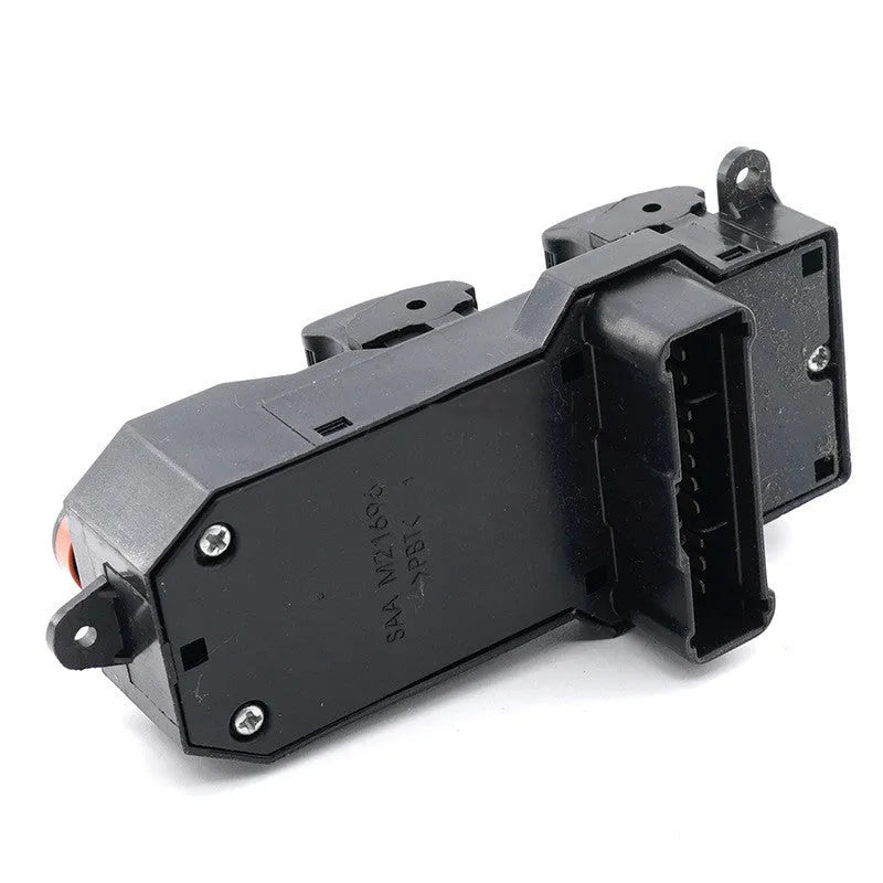 Black ABS plastic window lift switch for 2002-2006 Honda CRV measuring 18x7x6cm