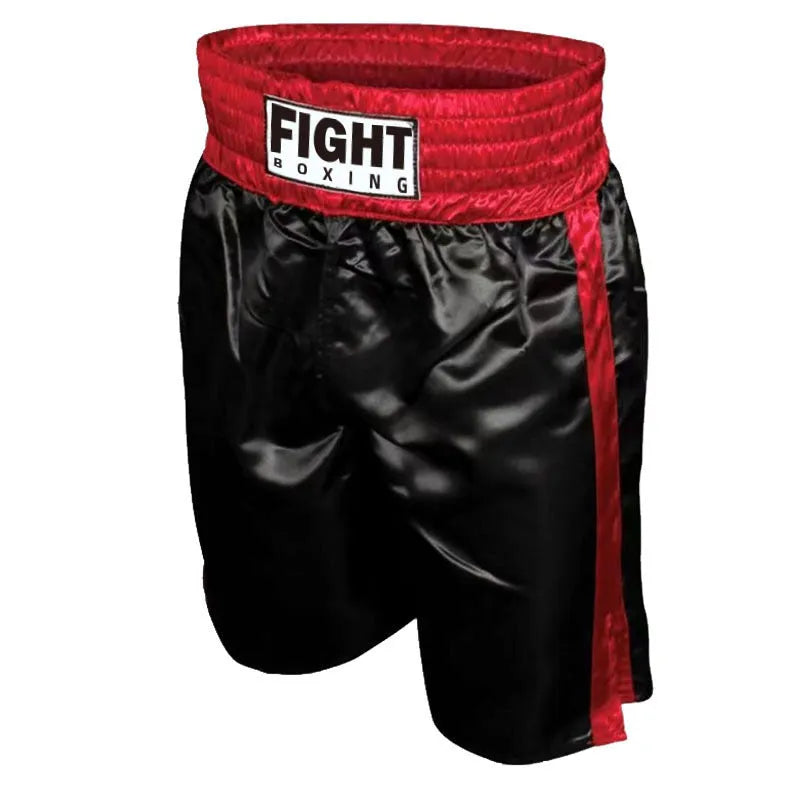 Boxing shorts with side slits and elasticated waistband in multiple colour combinations for kickboxing