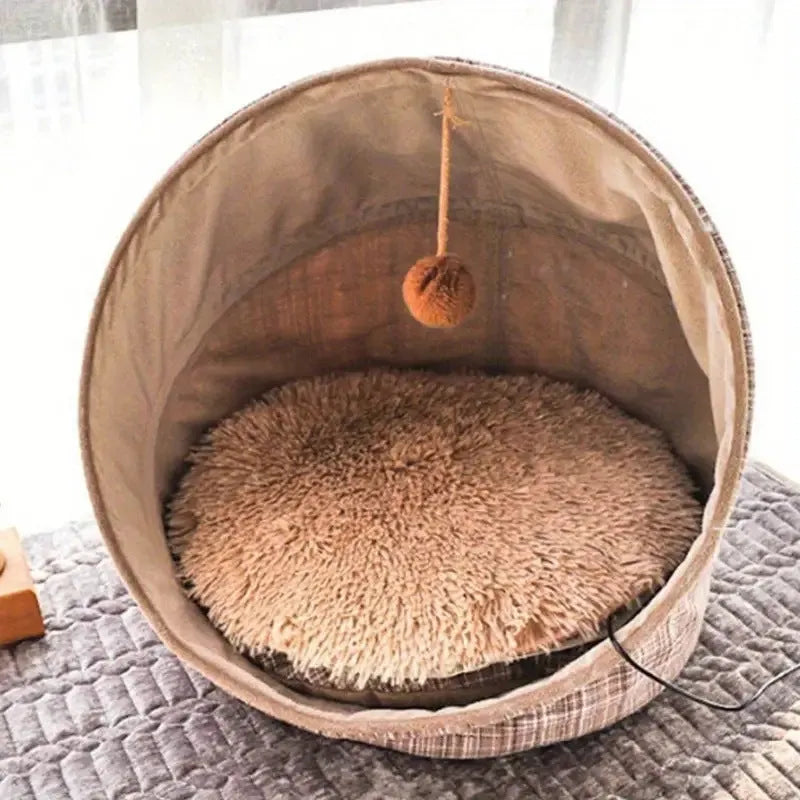 Cat smart electric blanket in 40cm diameter with three-speed constant temperature control, cloth surface, available in multiple colours
