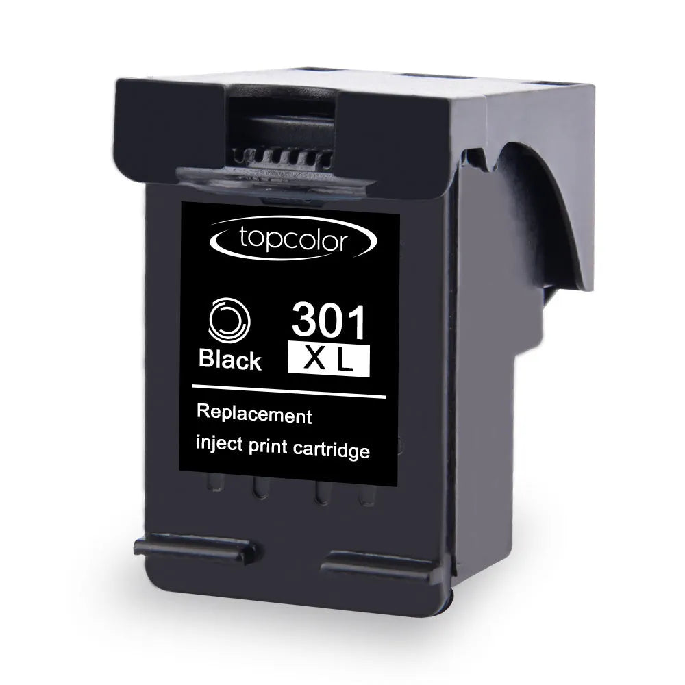 Topcolor 301XL replacement ink cartridge for HP 301 printers 18ml black ink compatible with Deskjet 1000
