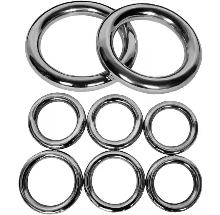 Carbon steel Wing Chun training ring in three sizes for martial arts strength development