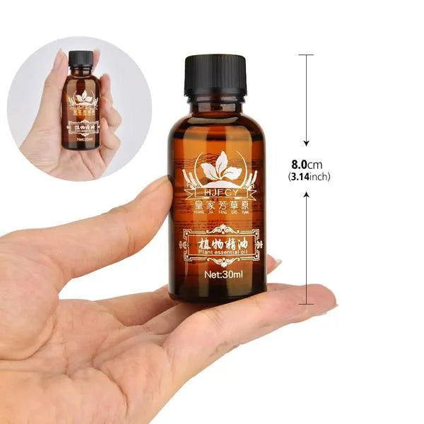 Royal Grassland Ginger Essential Oil 30ml bottle for lymphatic drainage massage with grape seed oil and ginger flower oil