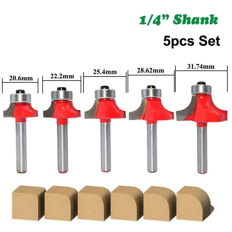 Carbide flat milling cutter with 6mm straight handle for wood trimming machine slotting
