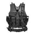 Men's tactical vest in solid colour made from 600D Nylon Oxford fabric, quick-dry and breathable for training