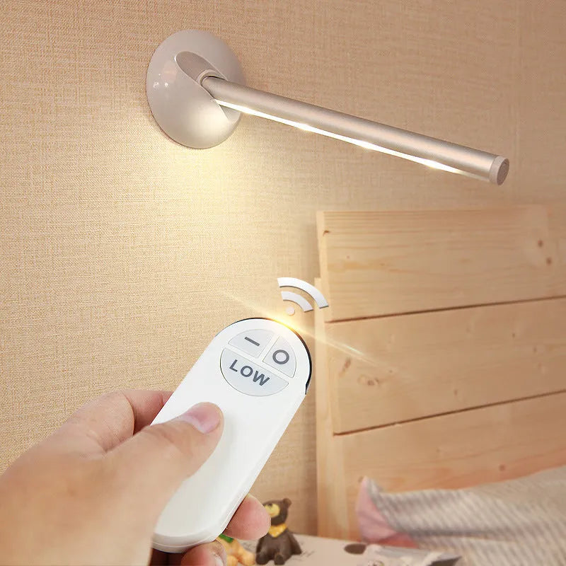 White LED cabinet night light with remote control, featuring acrylic panels in an aluminium frame.