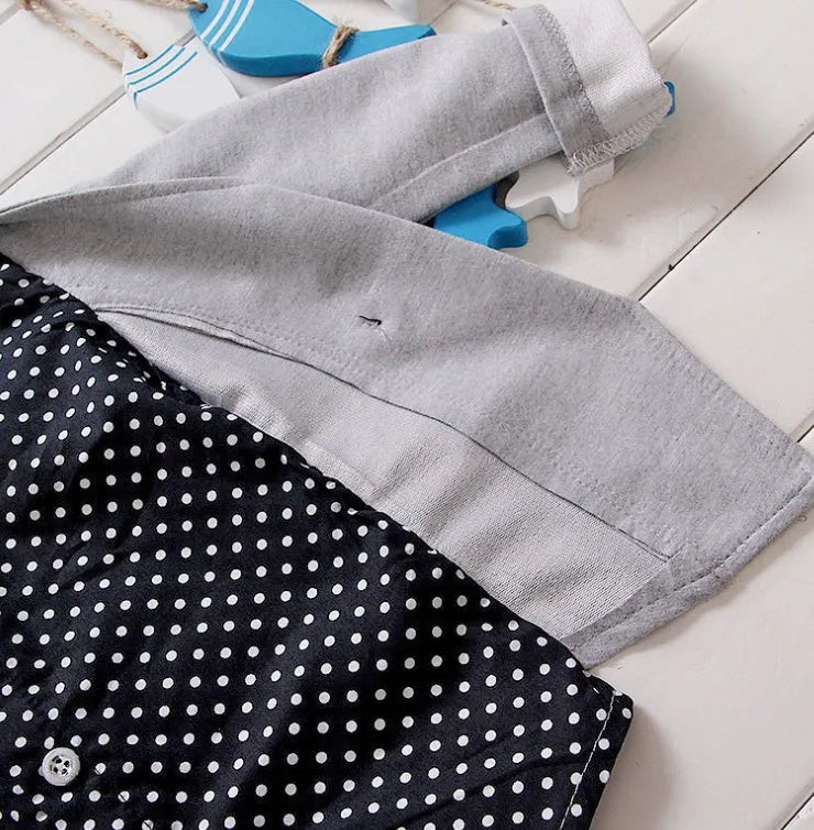 Kids blue tracksuit sport suit with matching top and bottom for casual children's wear