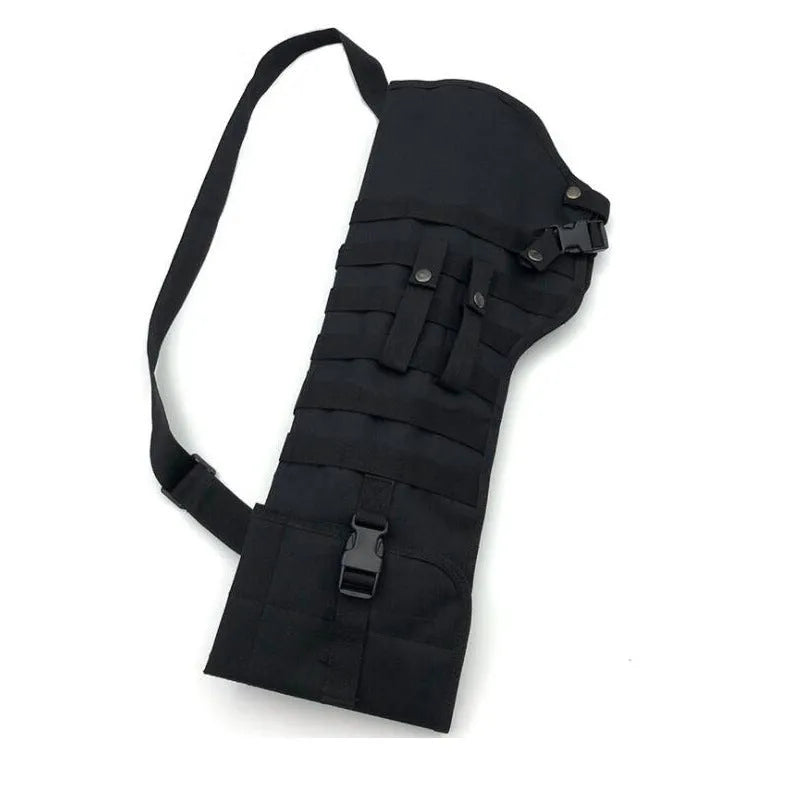Tactical single shoulder hunting knife bag in Oxford cloth, 72x25x3cm, green colour