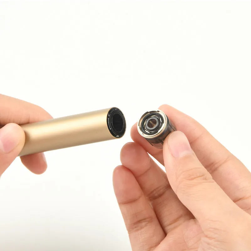 IQO LUMA cigarette holder cap with dismantlement tool for ILUMA Prime, metal construction, colourful circle design