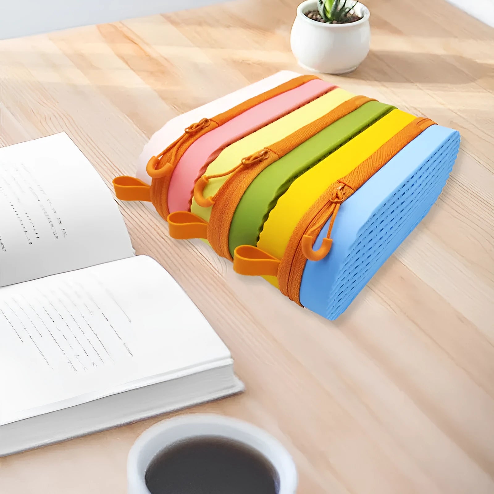 Silicone glasses case in seven colour options with dimensions 200mm x 80mm x 50mm