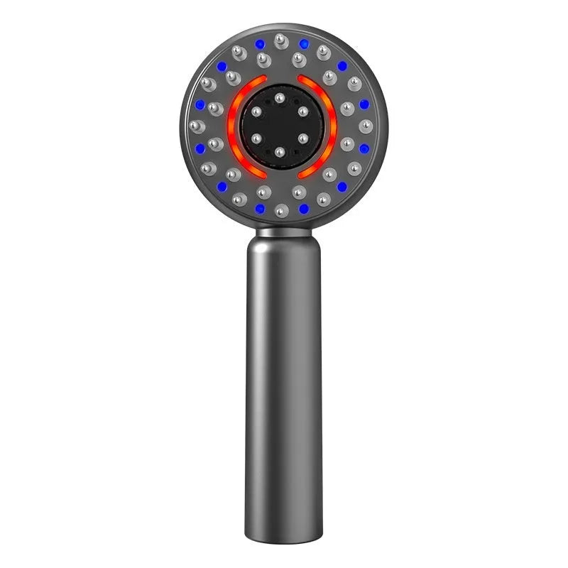 Scalp massage comb for oil control anti-itching in Starry Sky Gray blue and white 20cm size