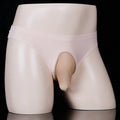 Men's black Ice Silk underwear briefs showing low waist and T-back design on a white background.