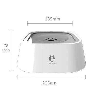Pet Drinker Dog Cat Feeding Bowl in ABS+PP plastic dual-purpose food and water bowl
