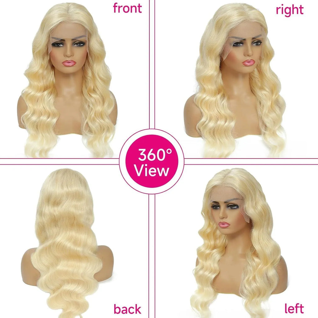 Women's synthetic front lace wig in M1 539 613# colour with medium-long curly hairstyle on a stand