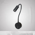 Black 1W LED ceiling painting spotlight with aluminium finish on white ceiling showing 360-degree rotation
