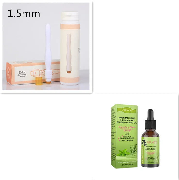 59ml bottle of rosemary mint hair growth fluid for scalp massage and hair repair
