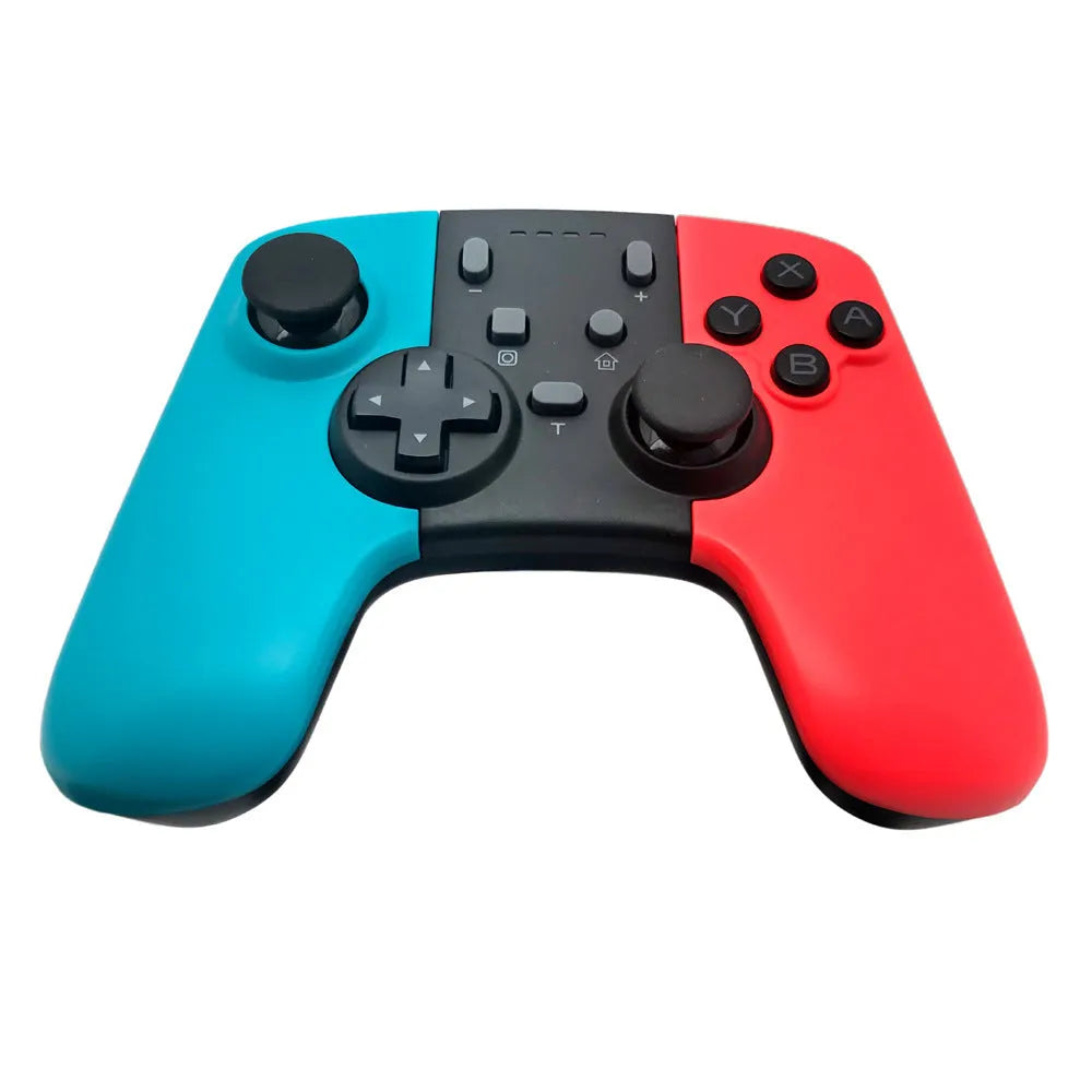 SWH wireless game controller for Nintendo Switch in black, showing buttons, analog sticks, and shoulder triggers.