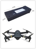 E58 folding aerial drone with 4K camera, plastic body, compact design for outdoor recreational flying
