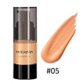 HANDAIYAN full cover liquid foundation bottle with waterproof and moisturising formula in eight colour options for dark skin