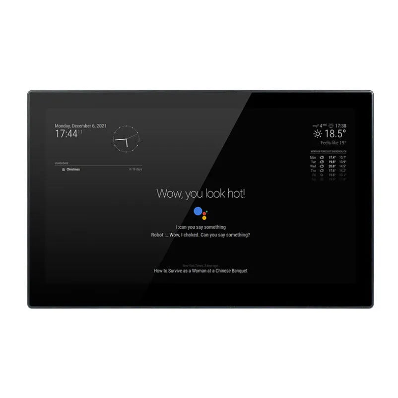 13.3-inch integrated computer touch display with CM4 board for smart mirror and voice assistant projects