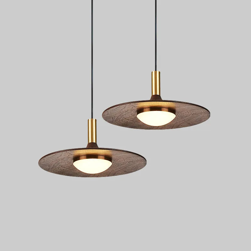 New Chinese style wooden fish line chandelier with all copper details push button switch 250MM or 300MM for bar dining room