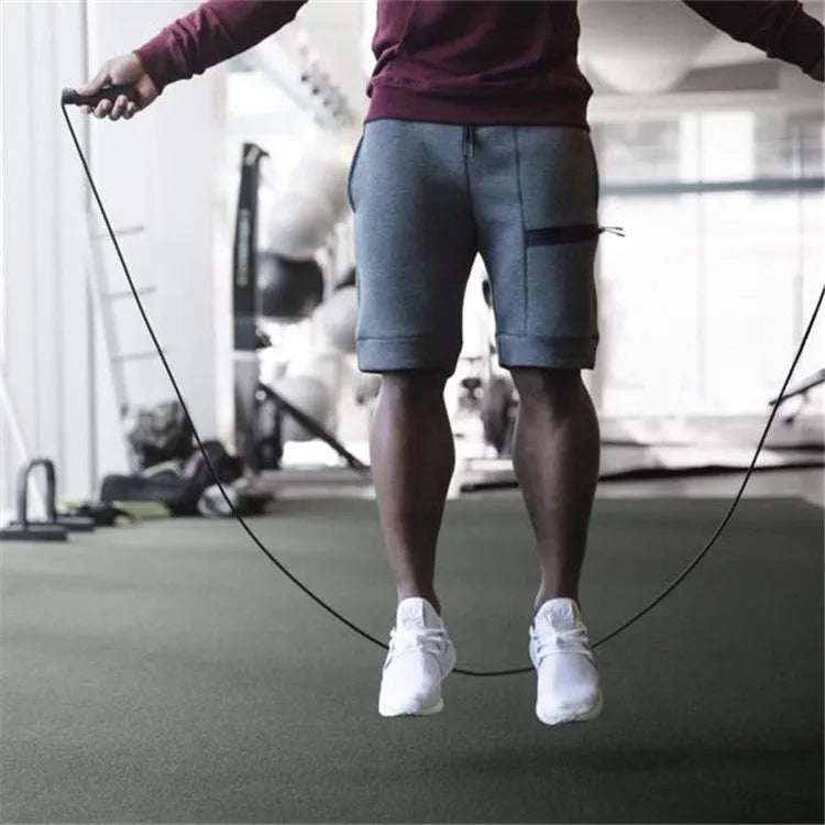 Cotton blend outdoor running training casual shorts, no liner, five-pant length, black beige dark grey grey, M to XXL