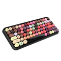 Wireless Bluetooth keyboard with 84 keys in ABS casing, black colour, compact layout