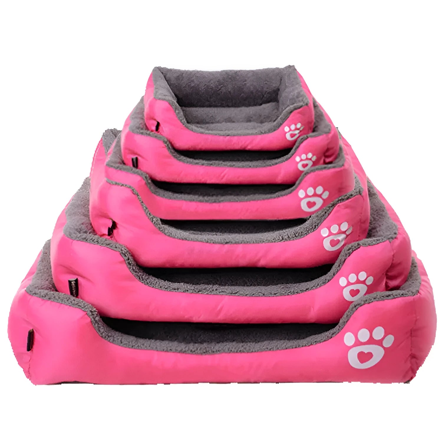 Winter warm pet bed dog nest with PP cotton filling in multiple sizes for small to large dogs, machine washable oxford cloth cover