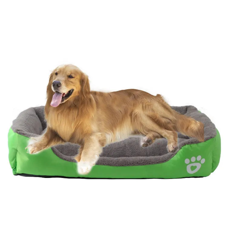 Winter warm pet bed dog nest with PP cotton filling in multiple sizes for small to large dogs, machine washable oxford cloth cover