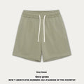 Cotton denim loose fit shorts for baby boys and girls in summer colours